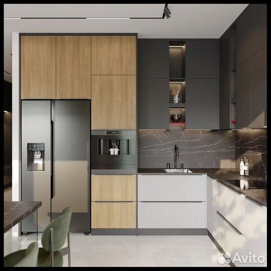 Кухня под потолок в рассрочку