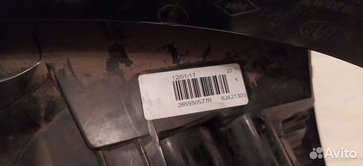 Задний левый фонарь Renault Sandero2