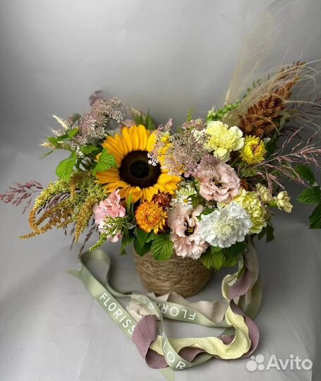 Букет подсолнухов