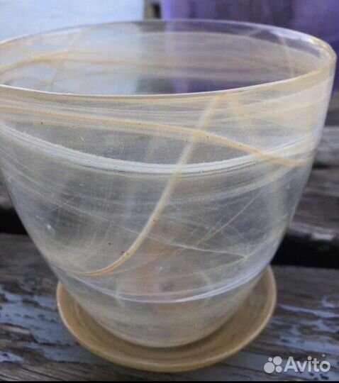 Кашпо, горшки стеклянные для орхидей