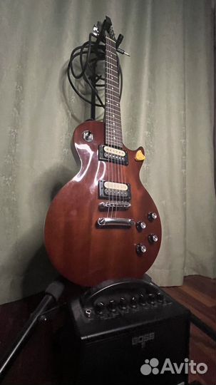 Электрогитара с комбиком и процессором