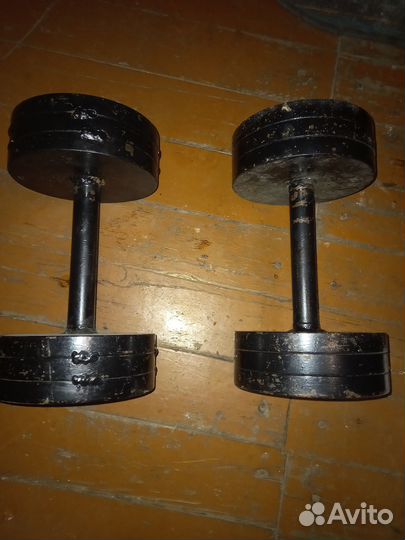 Гантели 2 штуки