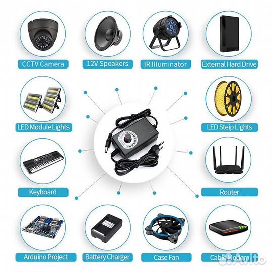 Блок питания 3-12V, 2000mA OT-APB114