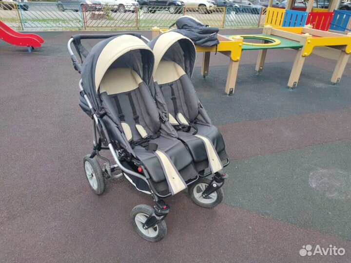 Коляска для двойни mikado 2 в 1 (Польша)