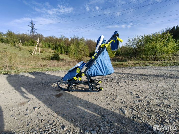 Детские санки коляска