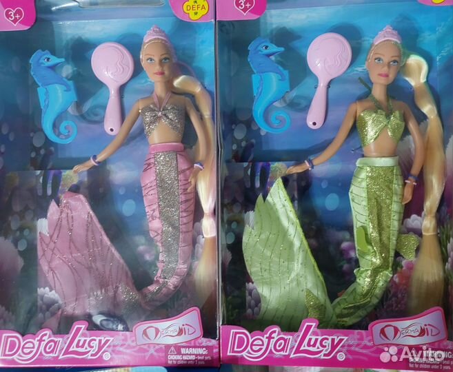 Новая кукла Defa русалка, гимнастка, врач