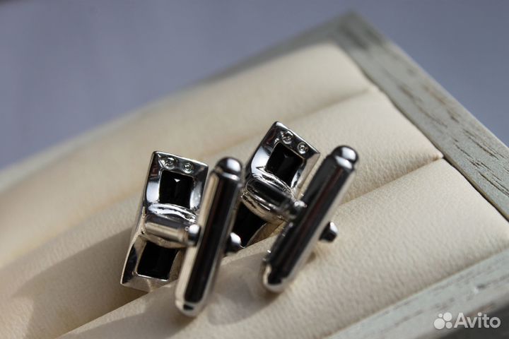 Запонки Сваровски. Запонки Swarovski оригинал