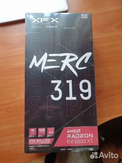 Видео карта rx 6800 xt XFX Merc 319