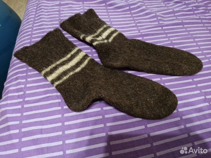 Мужские шерстяные носки