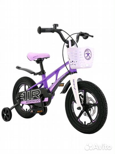 Детский велосипед 14 Maxiscoo deluxe новый