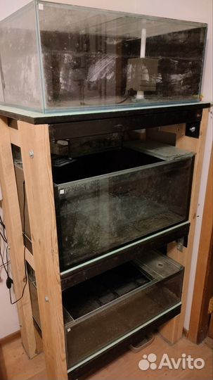 Аквариумы 14-250л, грунт, лава