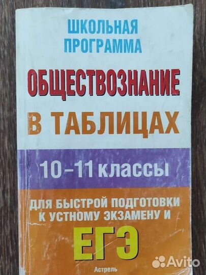 Книга пособие ЕГЭ обществознание в таблицах
