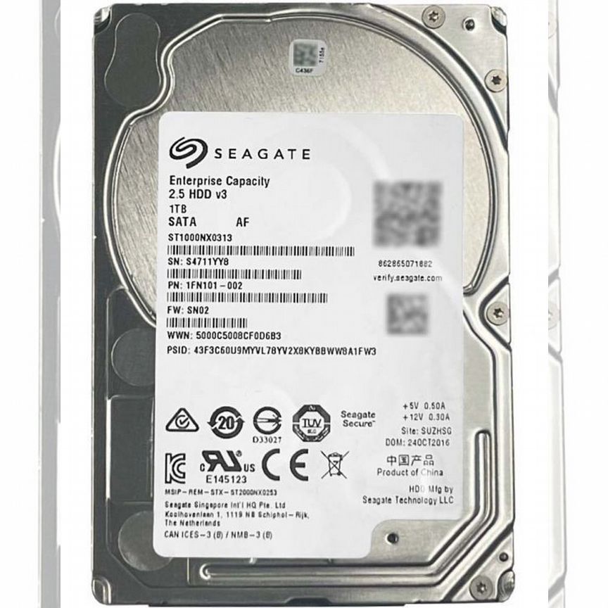 [ST1000NX0313] Жесткий Диск Seagate Exos 1tb Sata St1000nx0313