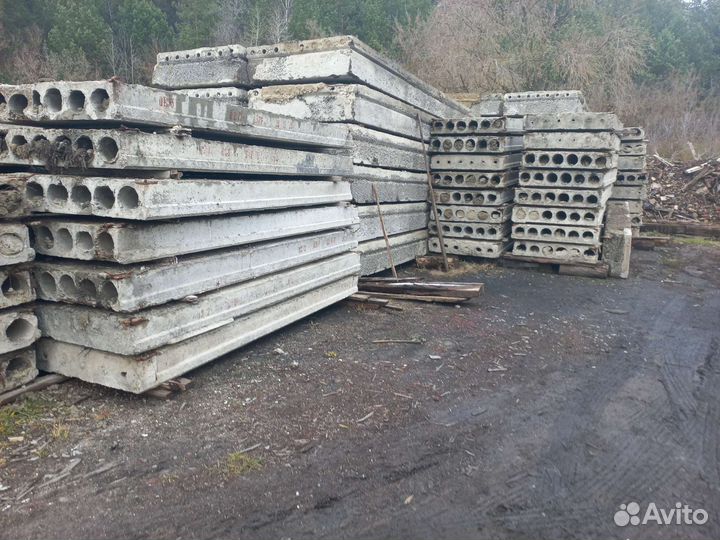 Плиты перекрытия пустотные бу