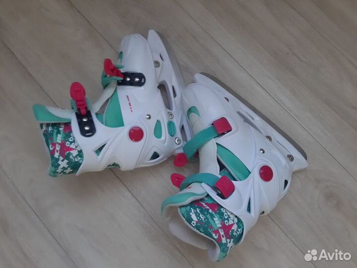 Коньки раздвижные 33-36