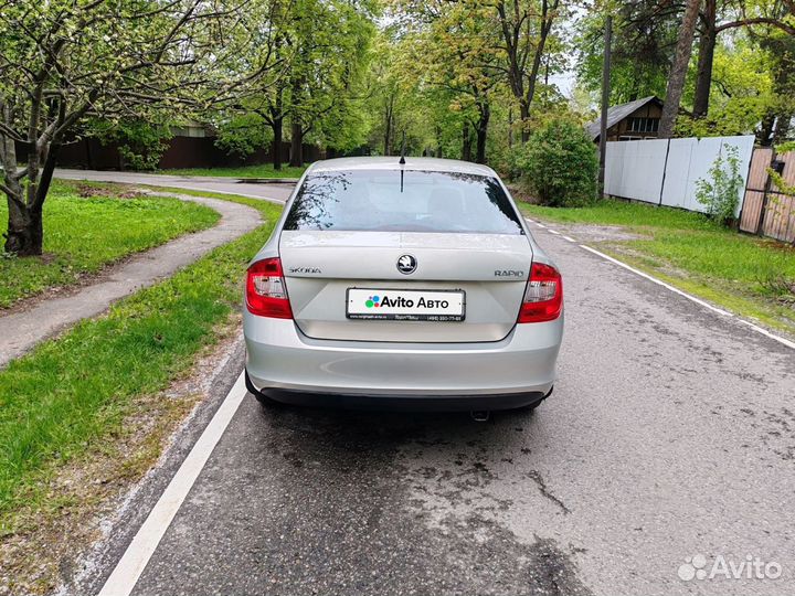 Skoda Rapid 1.6 AT, 2014, 110 000 км