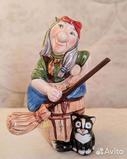 Елочная игрушка Баба яга