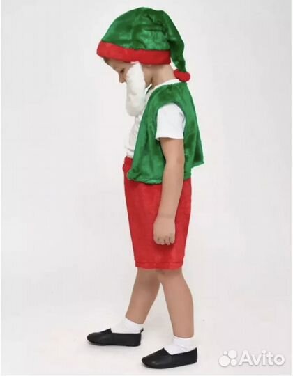 Новогодний костюм гнома 90-116