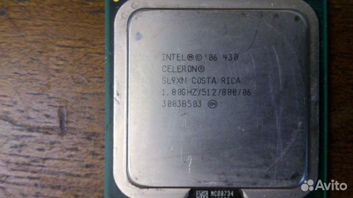 Процессоры Intel Pentium 4, Celeron, Celeron dual
