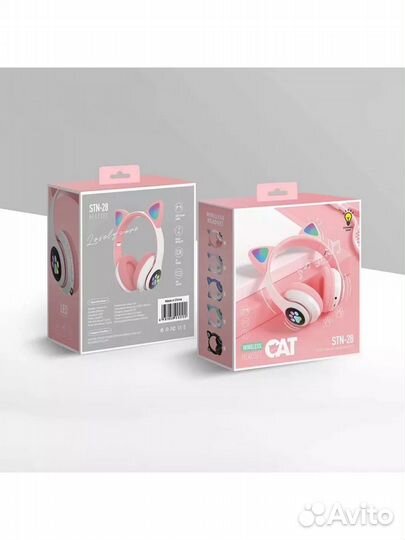 Наушники с кошачьими ушками