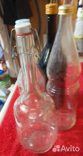 Бутылки стекло 1 литр