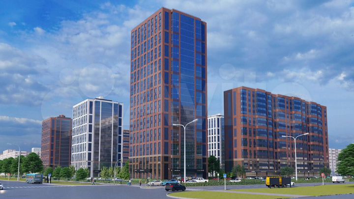 2-к. квартира, 49,6 м², 5/16 эт.