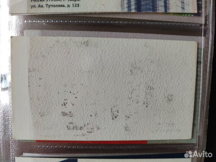 Визитница настольная