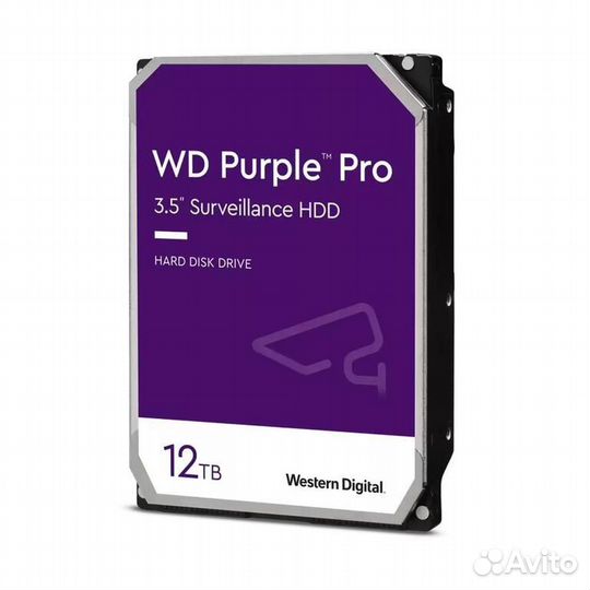 Жесткий диск SATA 12TB 6GB/S 256MB purple WD121purp WDC