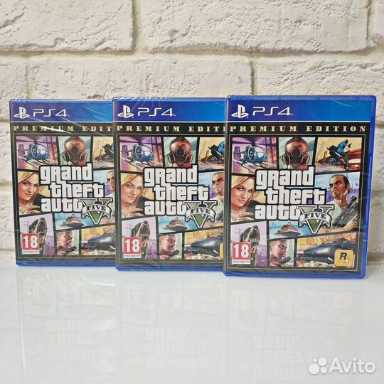Grand Theft Auto V PS4 новый
