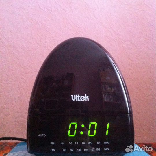 Лампа-ночник + радиочасы