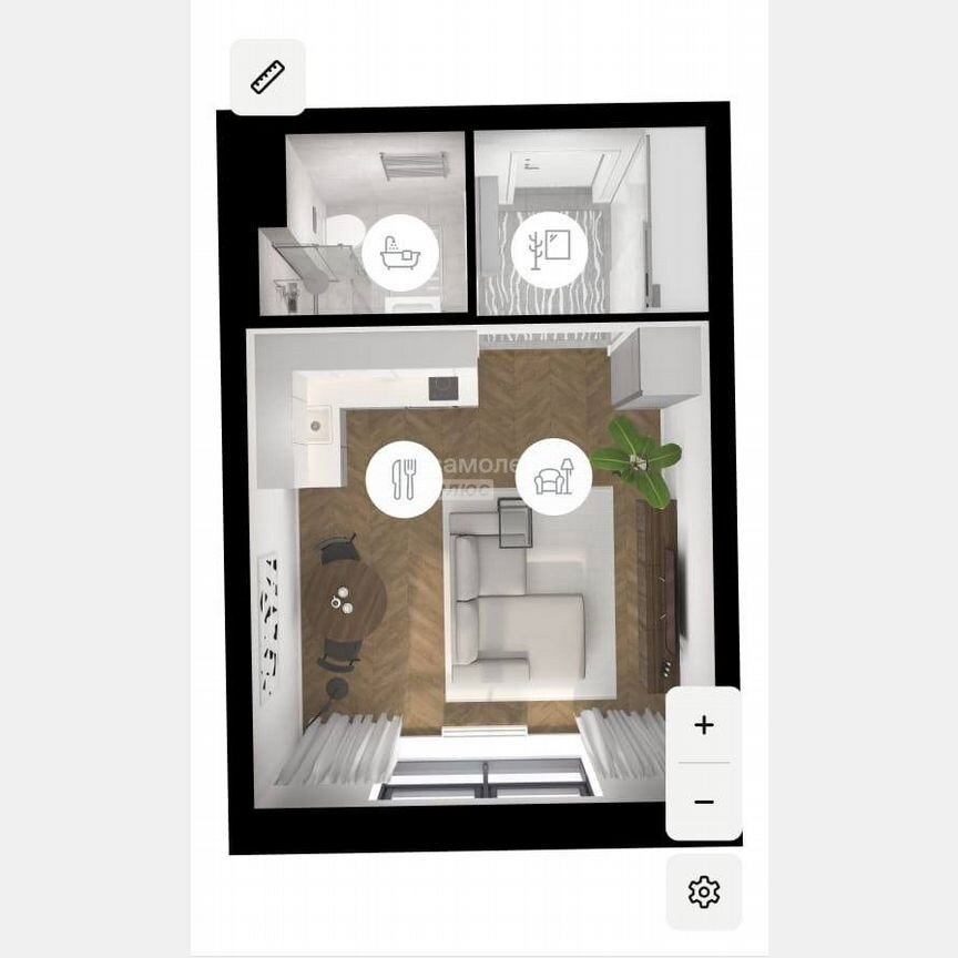 Квартира-студия, 26 м², 7/12 эт.