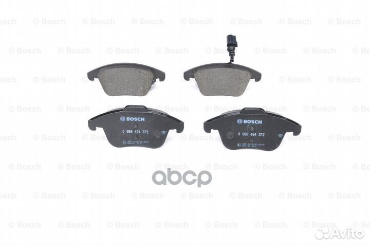 Колодки тормозные дисковые перед 0986494372