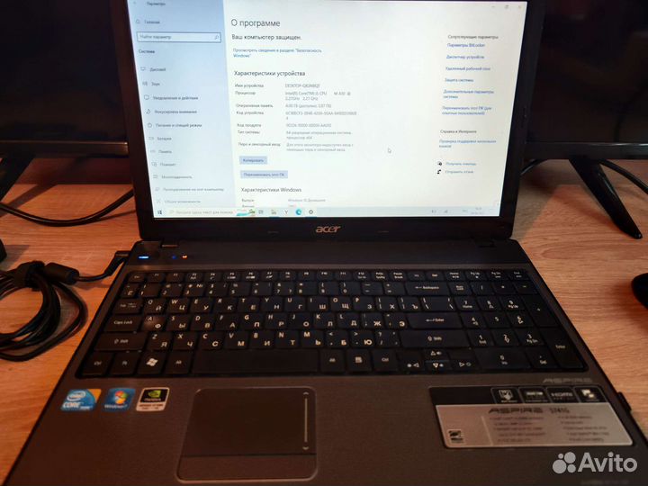 Ноутбук Acer aspire 5741G