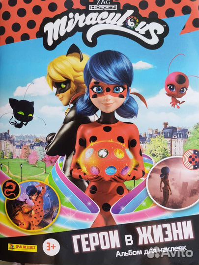 Наклейки panini леди баг