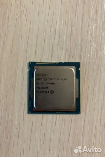 Процессор intel core i3-4160 3.60GHZ
