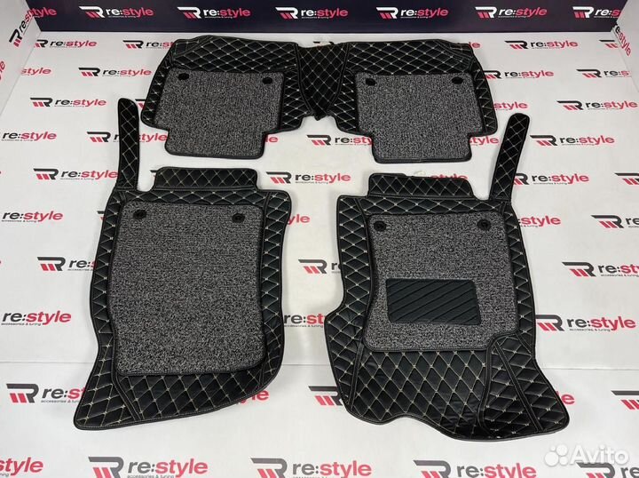 Ковры салона 3D Nissan X-Trail 32 Левый руль U2219