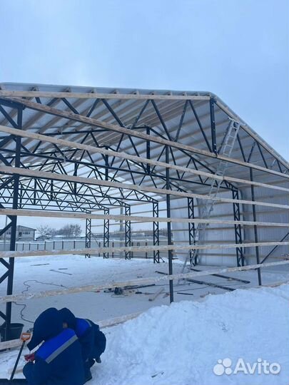 Ангар Склад Прямостенный 11 метров