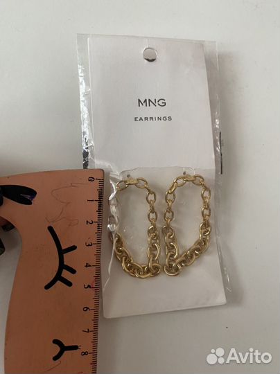 Серьги новые mango