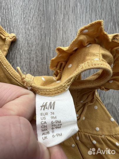 Платье для девочки hm 74