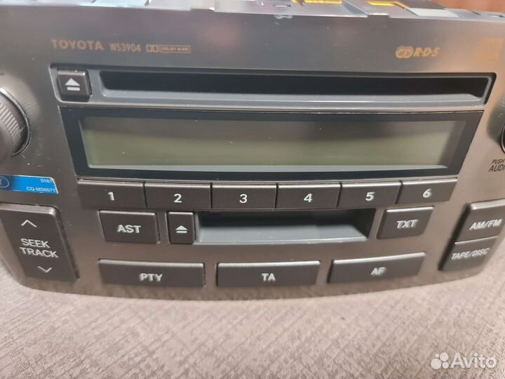 Штатная магнитола toyota avensis II