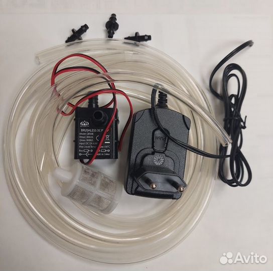 Помпа12v+Шланг3м+Фильтр+Блок питания