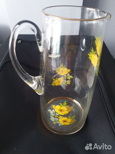 Кувшинбогемское стекло 1980 год