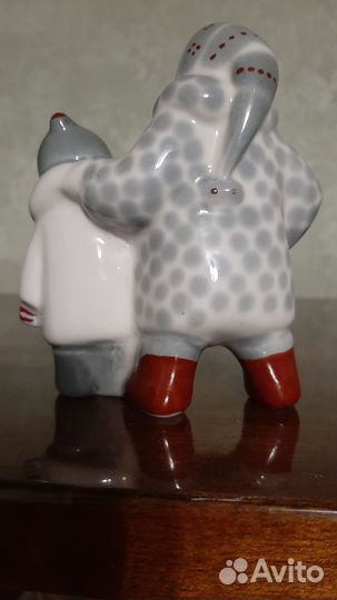 Статуэтка Зимний дворик дети