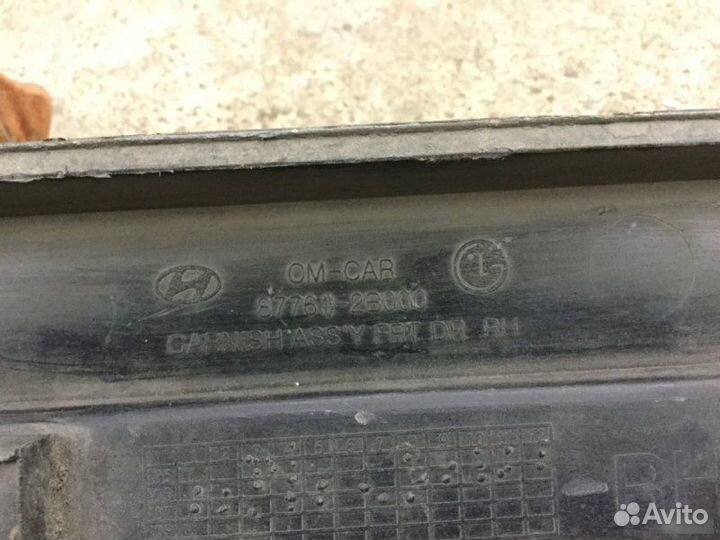 Молдинг двери передней правой Hyundai Santa Fe CM