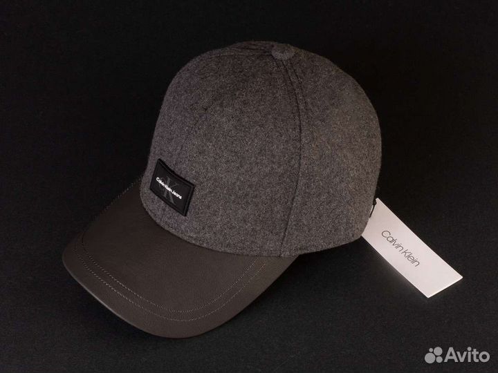 Бейсболка мужская зимняя