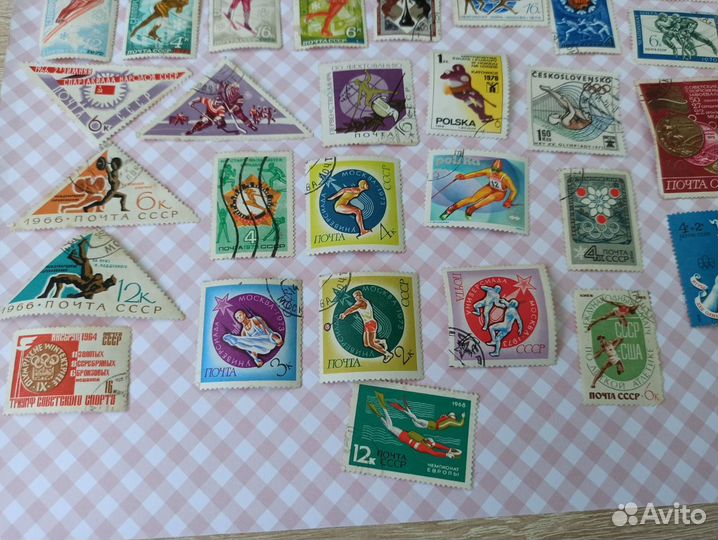 Почтовые марки СССР 70х Спорт