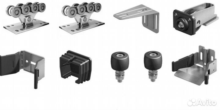 Комплект для откатных ворот неоц. ш 5,3м