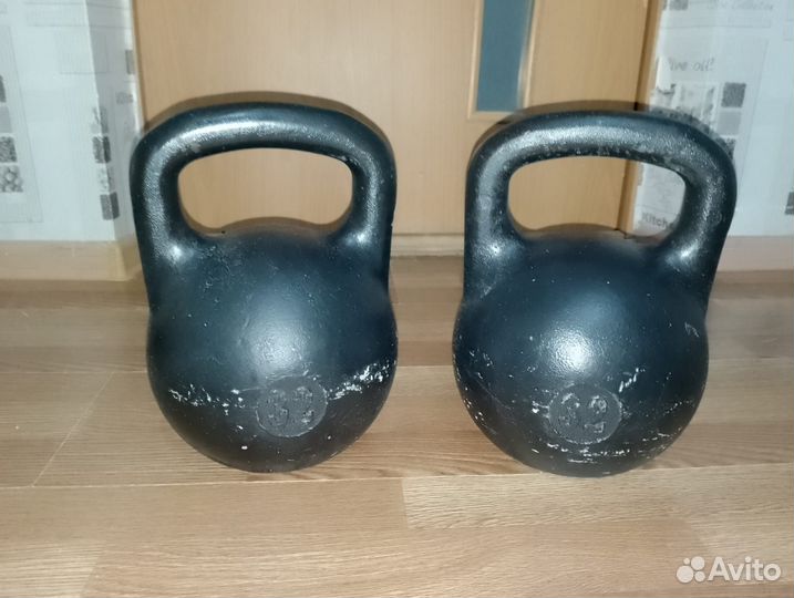 Продам гири 32кг чугунные уральские пара