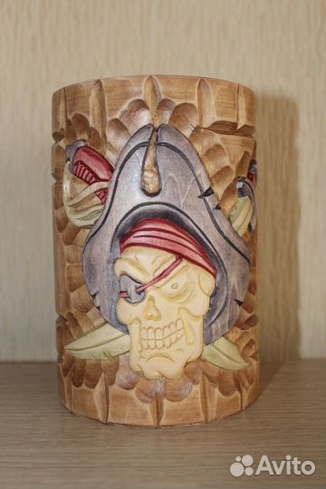 Кружки пивные ручной работы в подарок