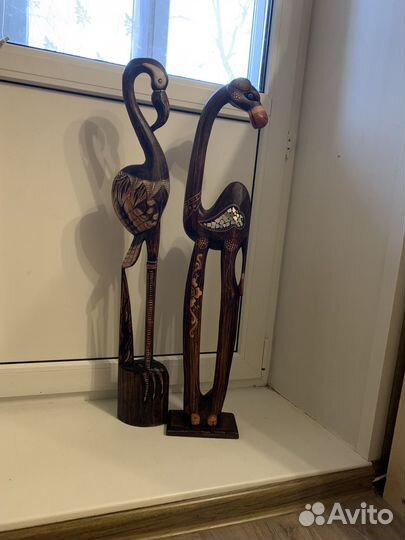 Фламинго,верблюд нат.дер-во 81 см пр-во Индонезия